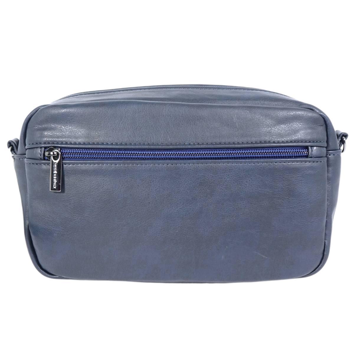 Pochette uomo con tracolla in ecopelle Capoverde Made in Italy