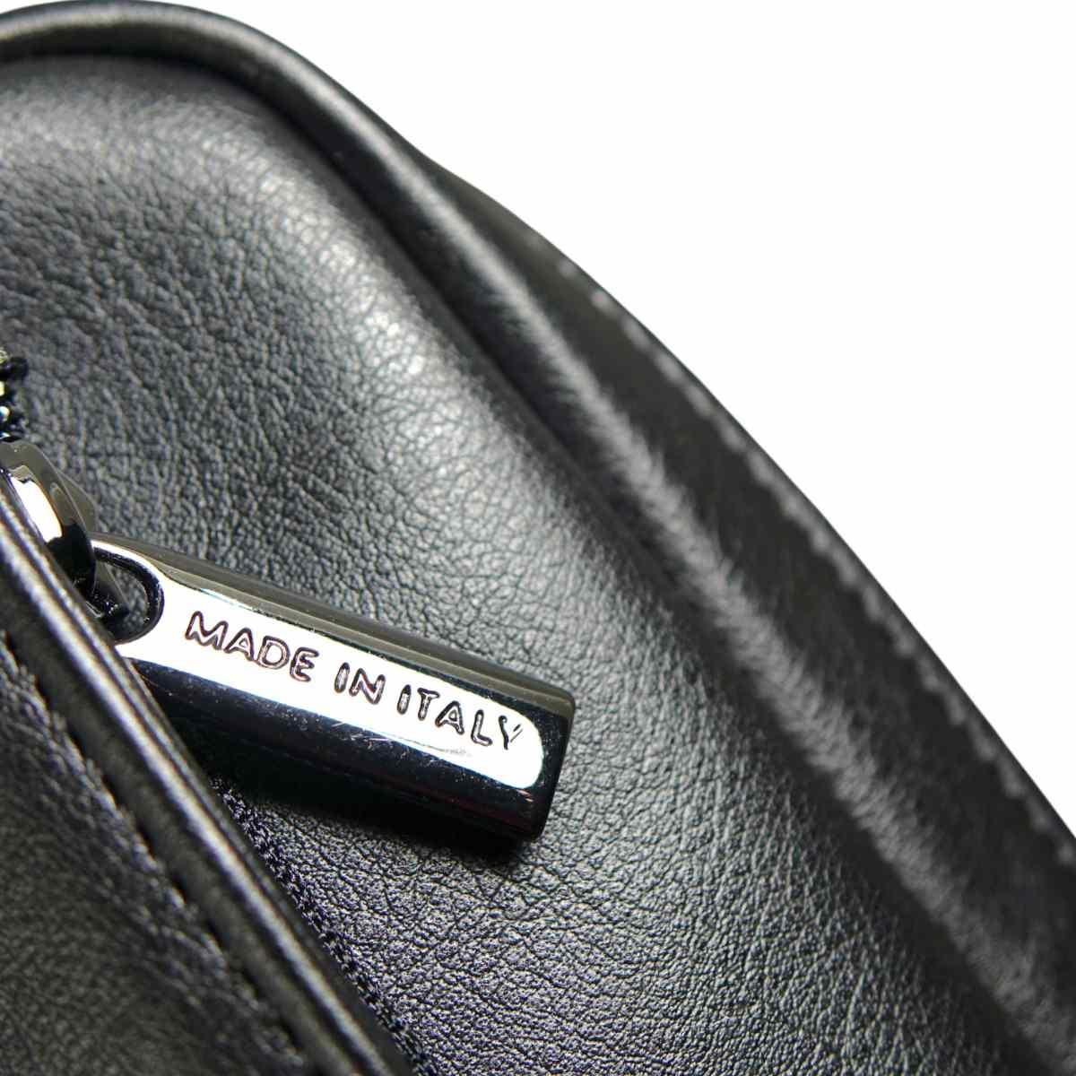 Pochette uomo con tracolla in ecopelle Capoverde Made in Italy