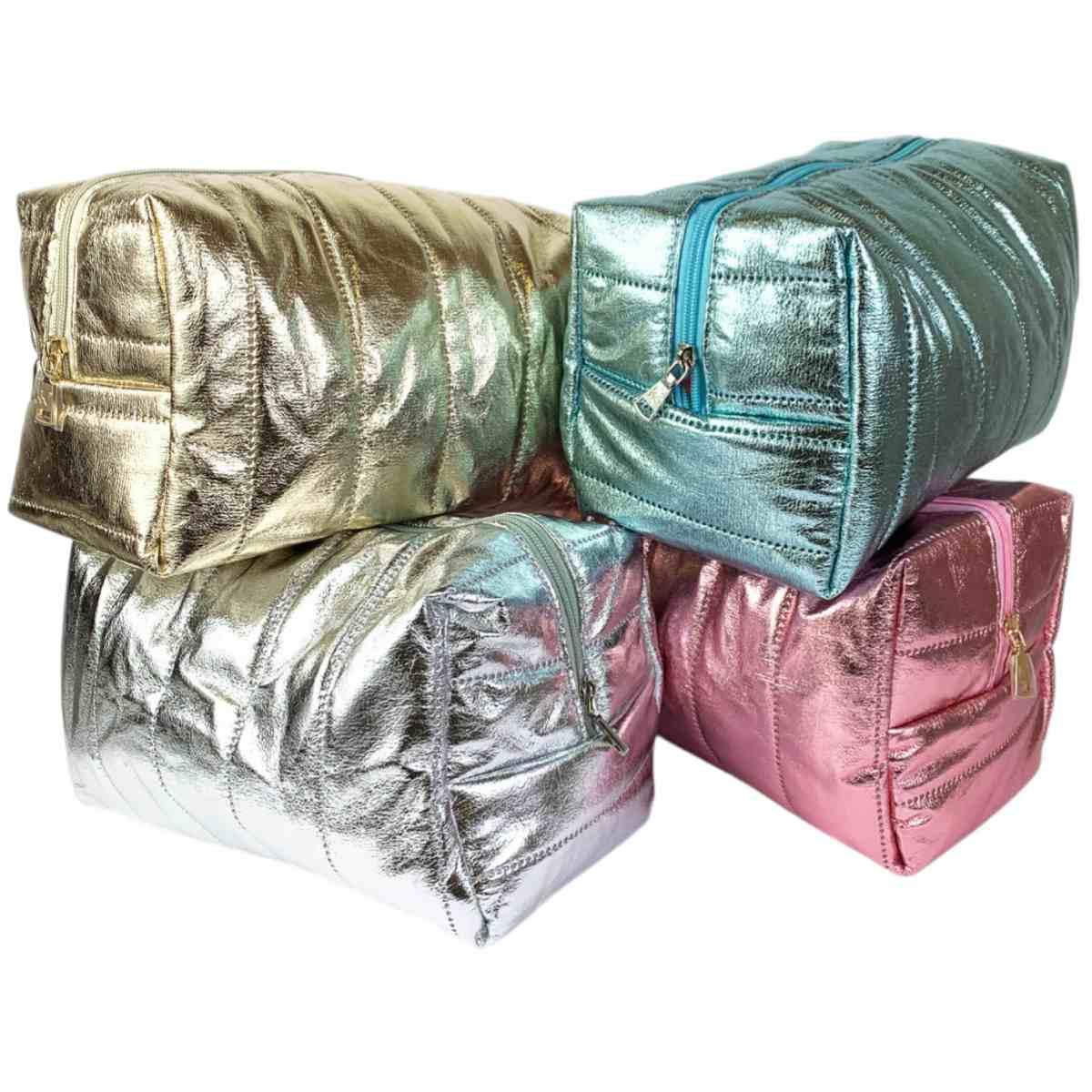 Beauty puffy trapuntato metalizzato linea Leonora maxi bimba Le Kikke