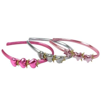 Cerchietto bimba metallic queen box 6 pezzi Le Kikke