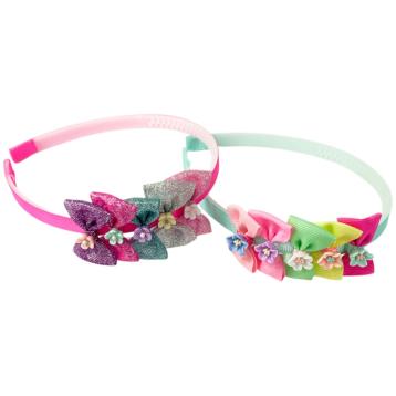 Cerchietto bimba flake & flower box 6 pezzi Le Kikke