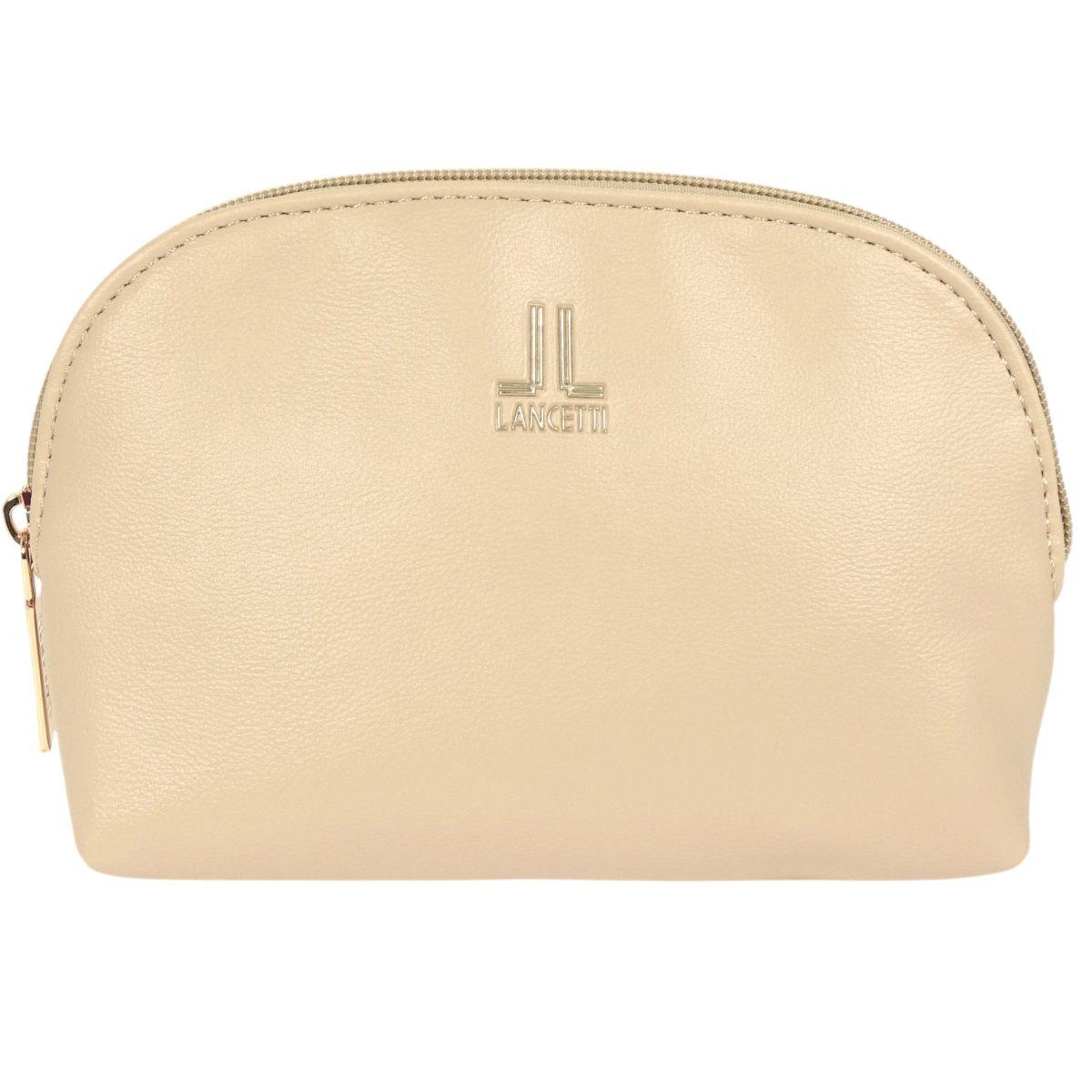 Set 3 pezzi donna borsa shopping, tracolla e pochette linea Adelhide Lancetti