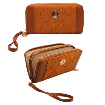 Portafoglio donna effetto scamosciato linea Ostar Laura Biagiotti