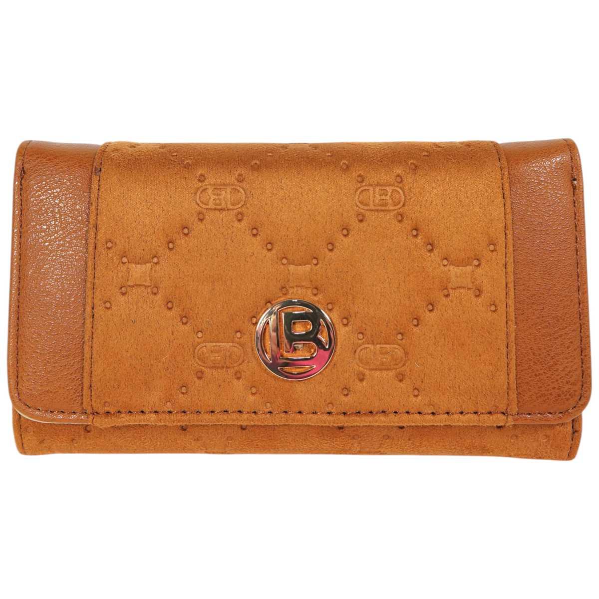 Portafoglio donna effetto scamosciato linea Ostar Laura Biagiotti