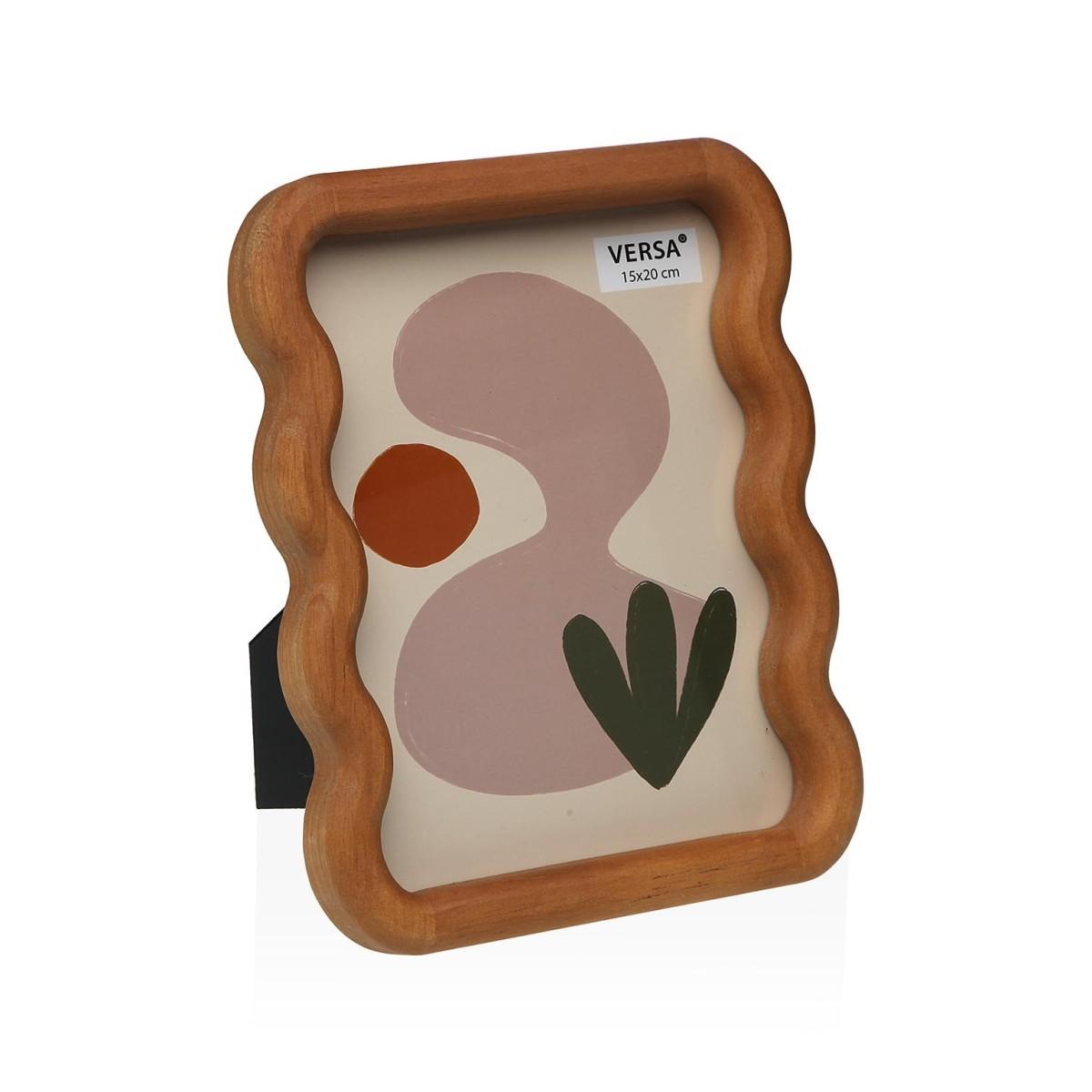 Cornice portafoto in legno Onda 15x20 cm