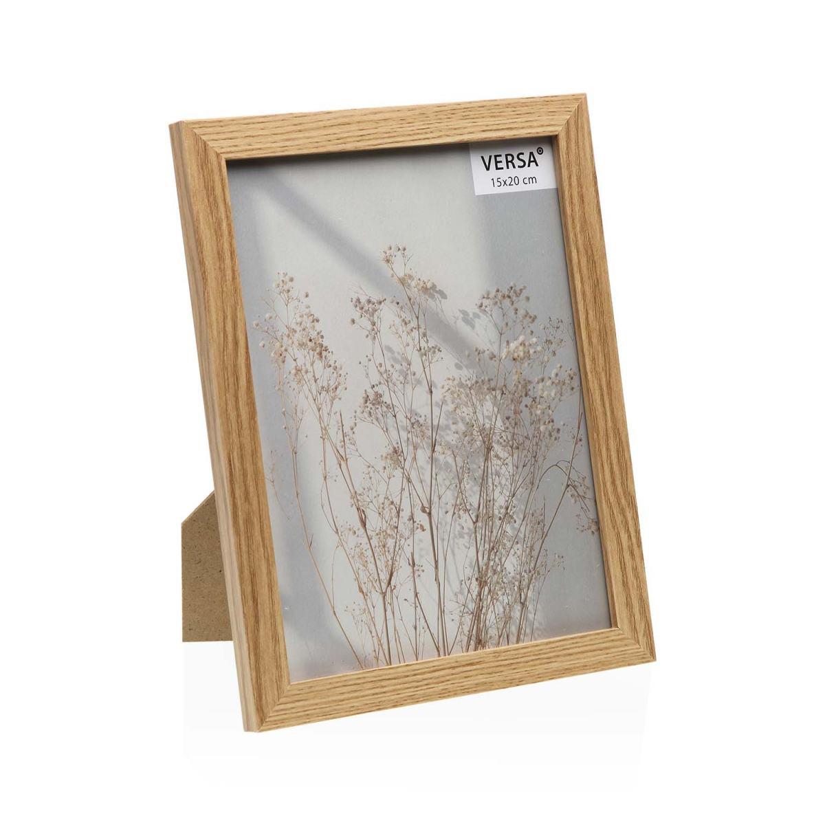 Cornice portafoto in mdf naturale 15x20 cm