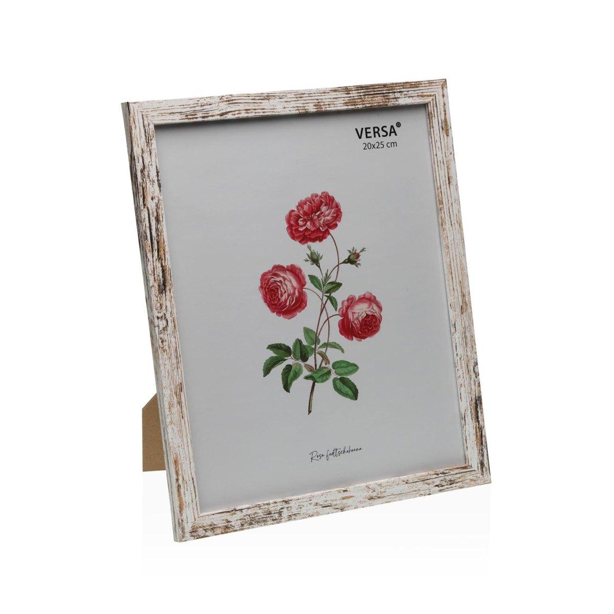 Cornice portafoto in mdf effetto anticato 20x25 cm