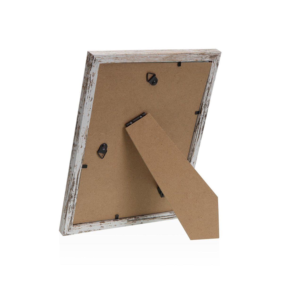 Cornice portafoto in mdf effetto anticato 20x25 cm