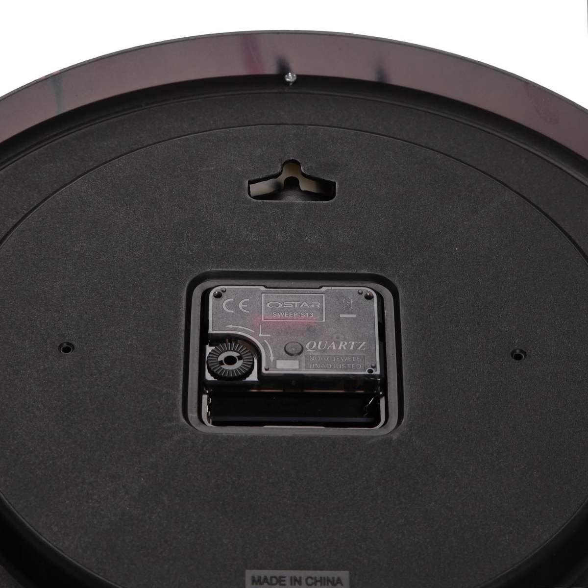 Orologio da parete simil legno movimento silenzioso 30 cm