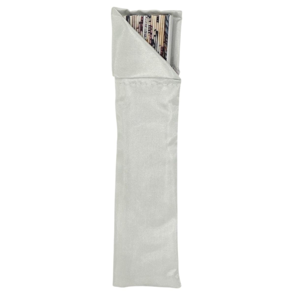 Ventaglio con stampa floreale astratta e nappina decorativa d.34 cm