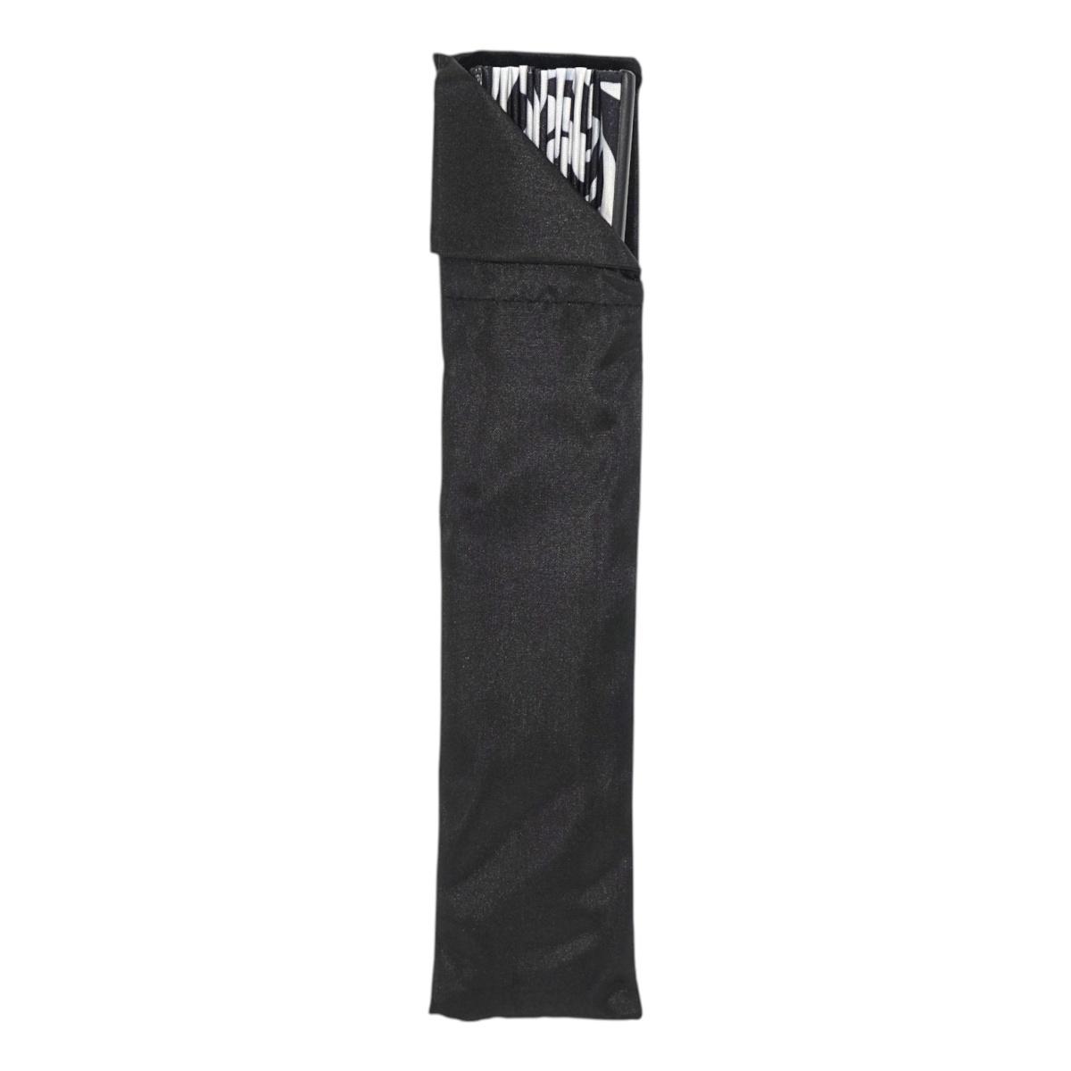 Ventaglio con stampa floreale astratta e nappina decorativa d.34 cm