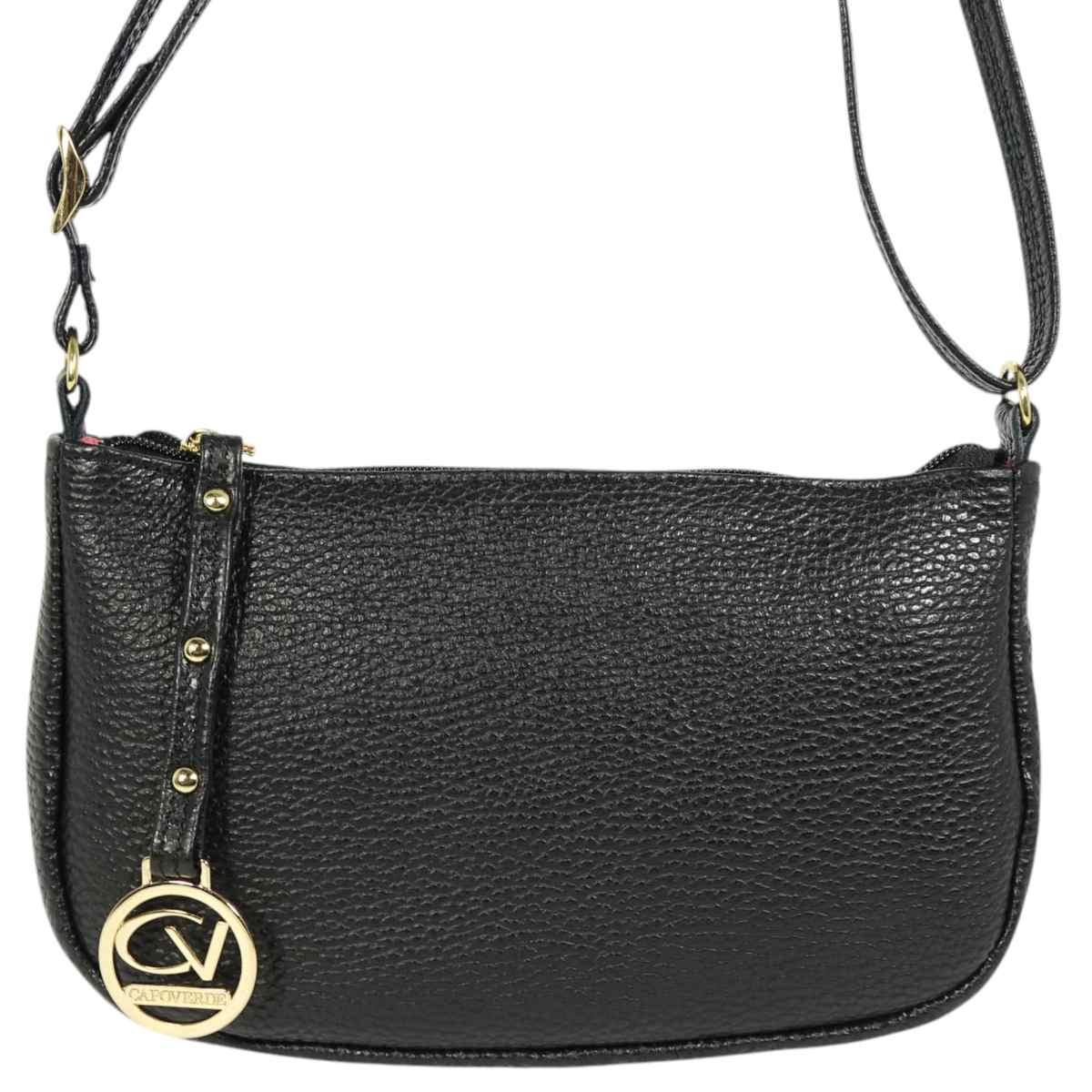 Tracollina donna in vera pelle Made in Italy Capoverde