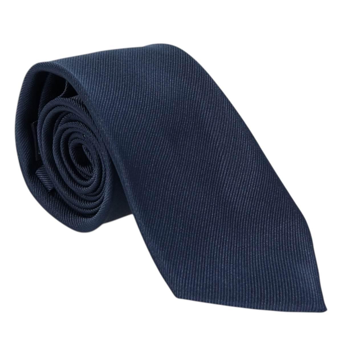Cravatta classica uomo tinta unita operata saglia