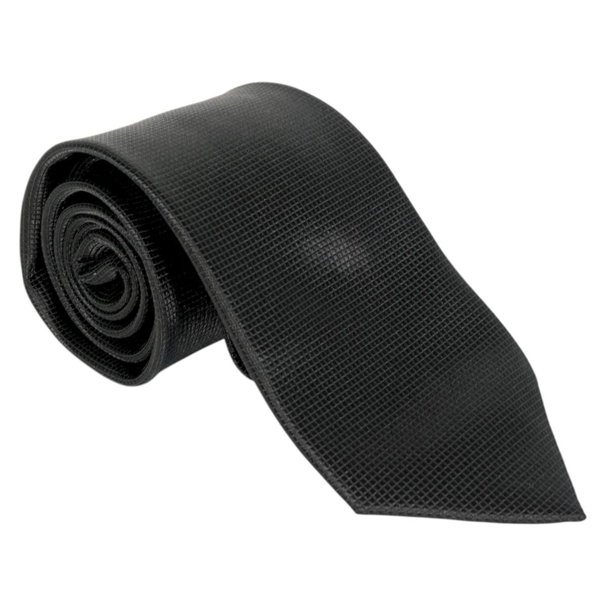 Cravatta classica uomo tinta unita operata diamantino
