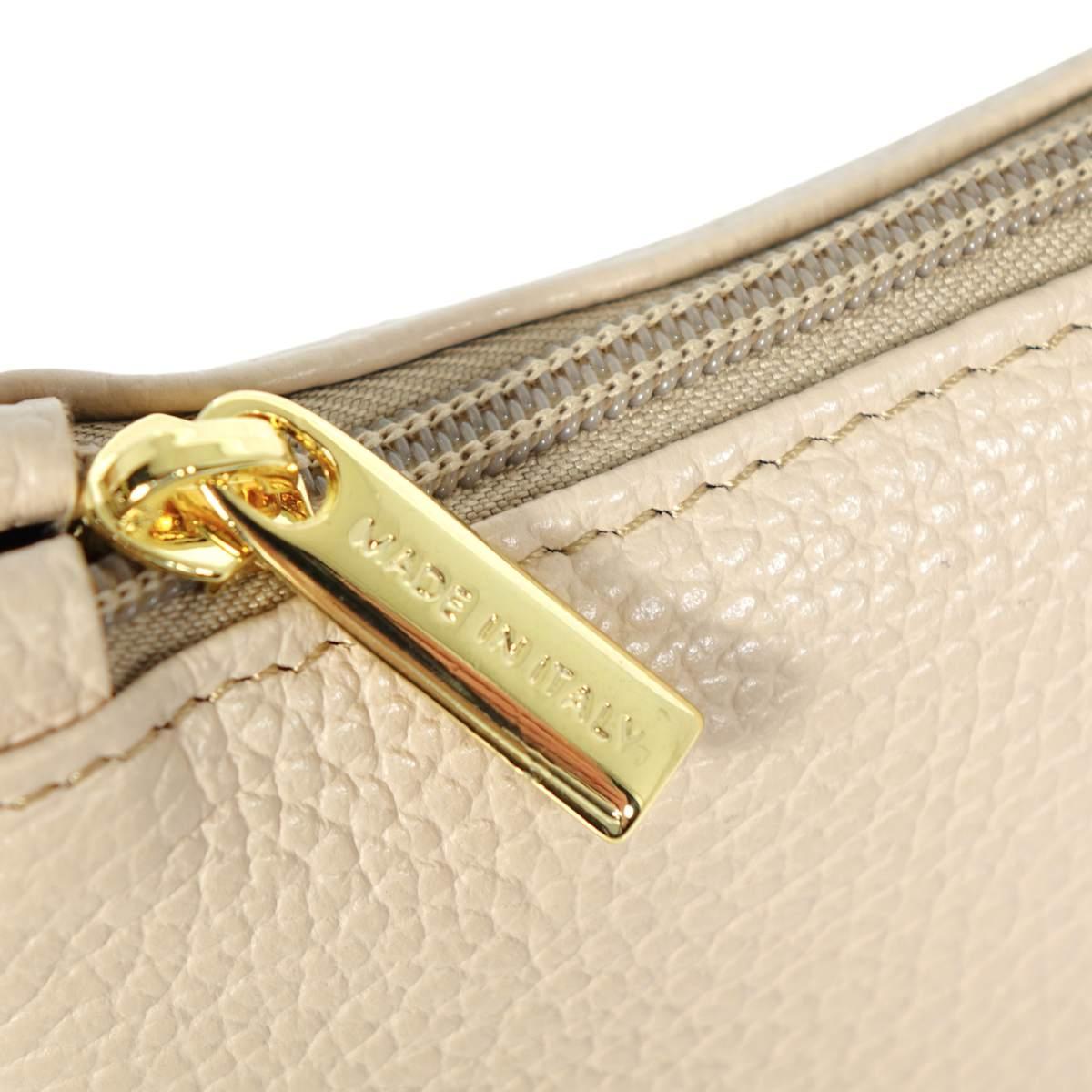 Borsa donna con tracolla in vera pelle Made in Italy Capoverde