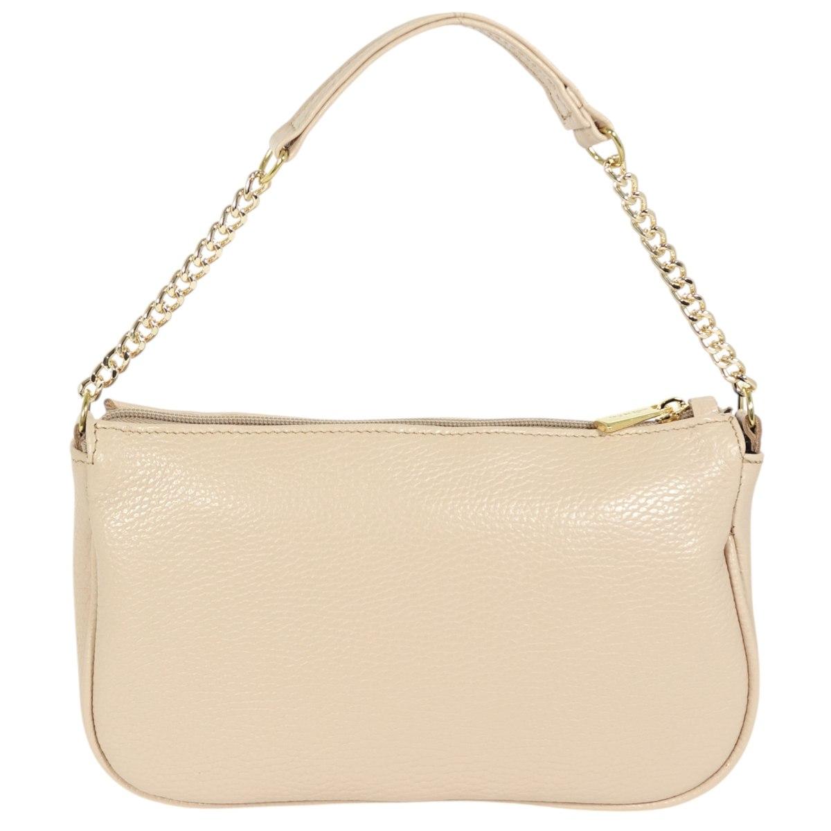 Borsa donna con tracolla in vera pelle Made in Italy Capoverde