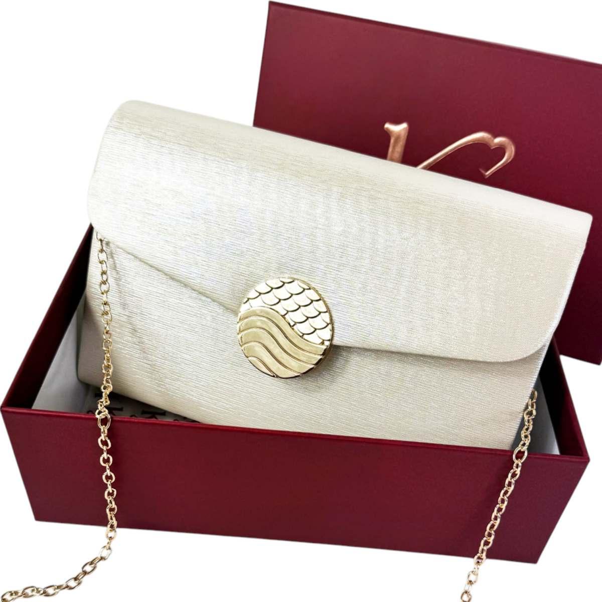Borsa clutch cerimonia donna in lurex Rita Le Kikke