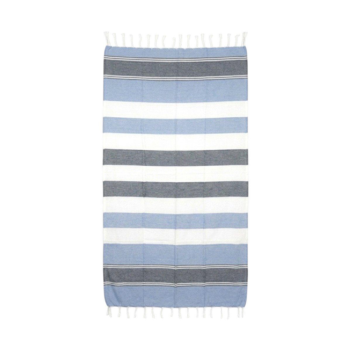 Telo mare 90x180 cm a righe Navigare