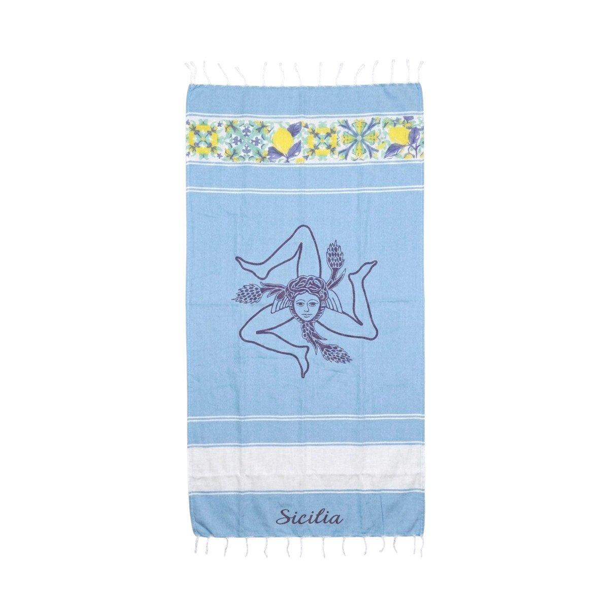 Telo mare 90x180 cm tema Sicilia Navigare