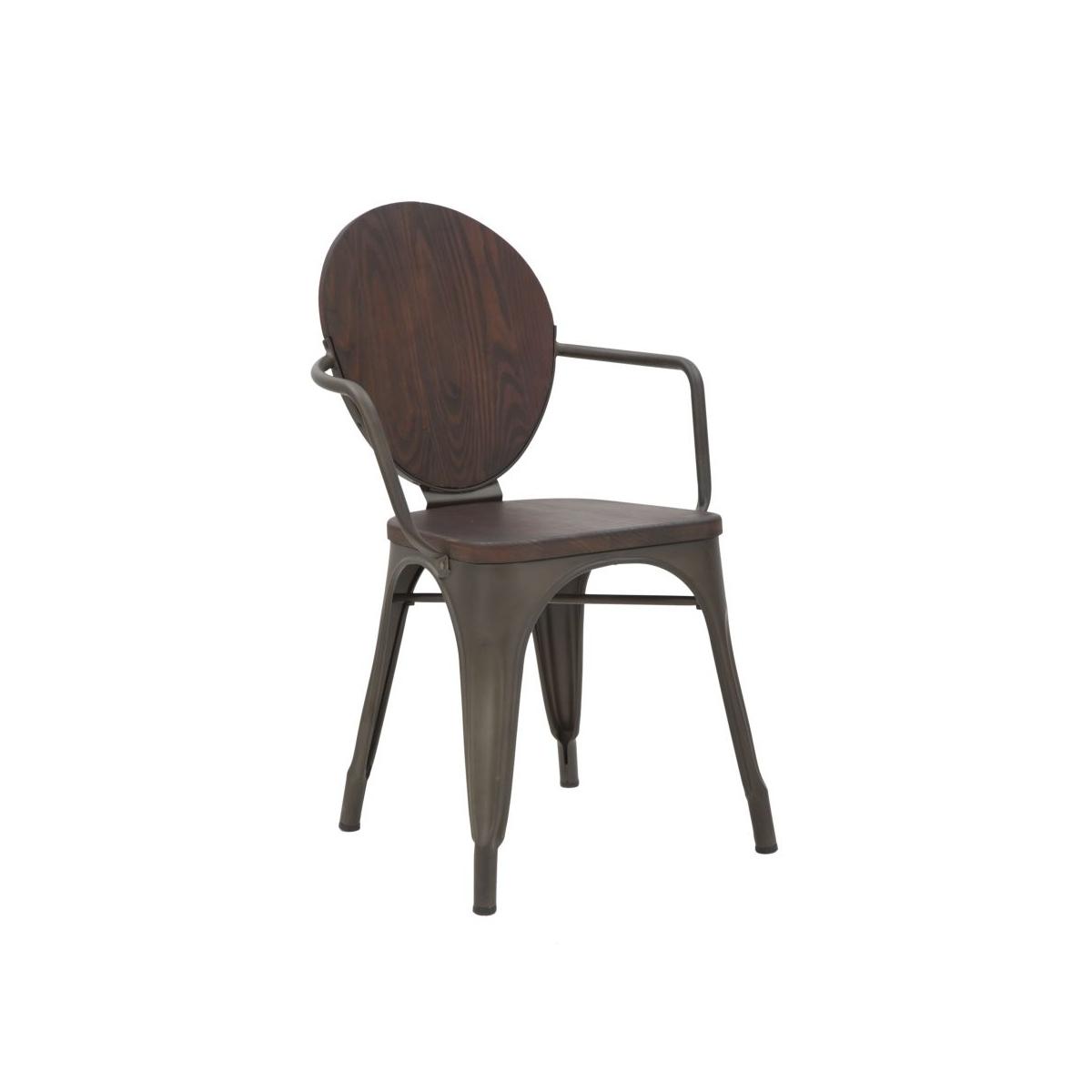 Sedia harlem cm 54x51x83 set 2 pz (altezza seduta cm 43)