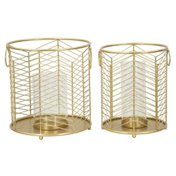P/cand glam ring coppia cm Ø 23,5x25-19x24