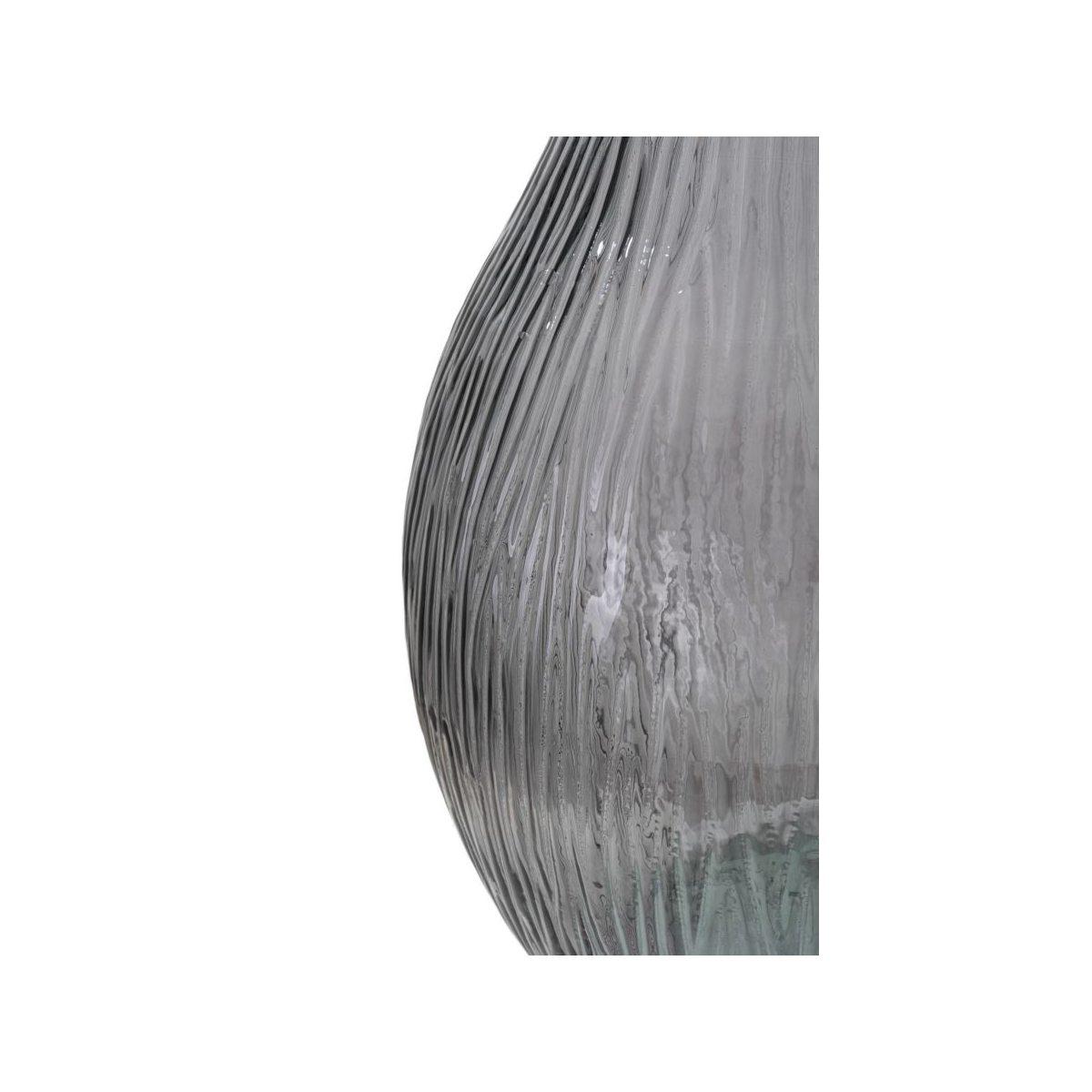 Vaso jarron arabe low vetro riciclato fumo cm Ø 34x75 (made in spain)