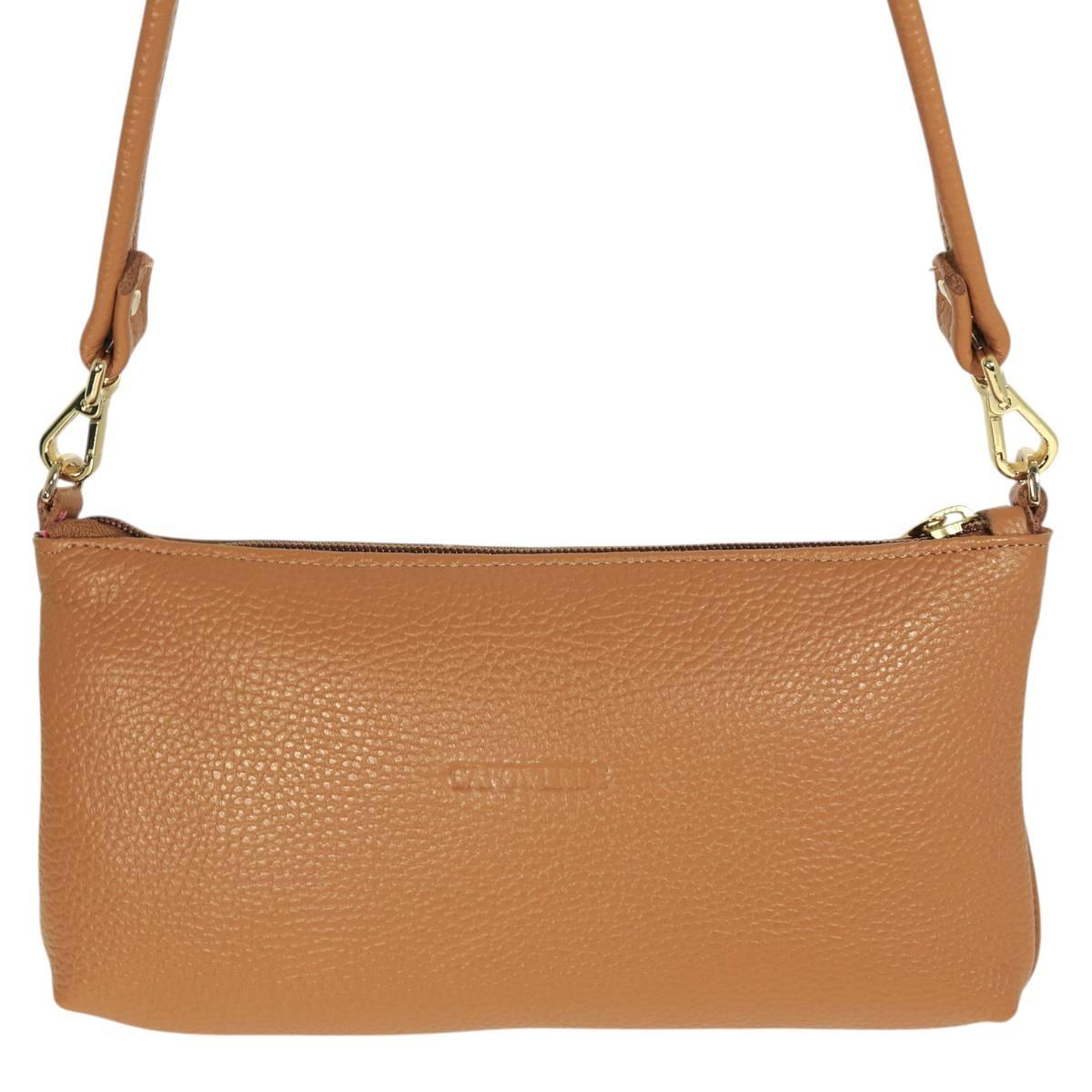 Borsa a spalla donna in vera pelle Made in Italy Capoverde