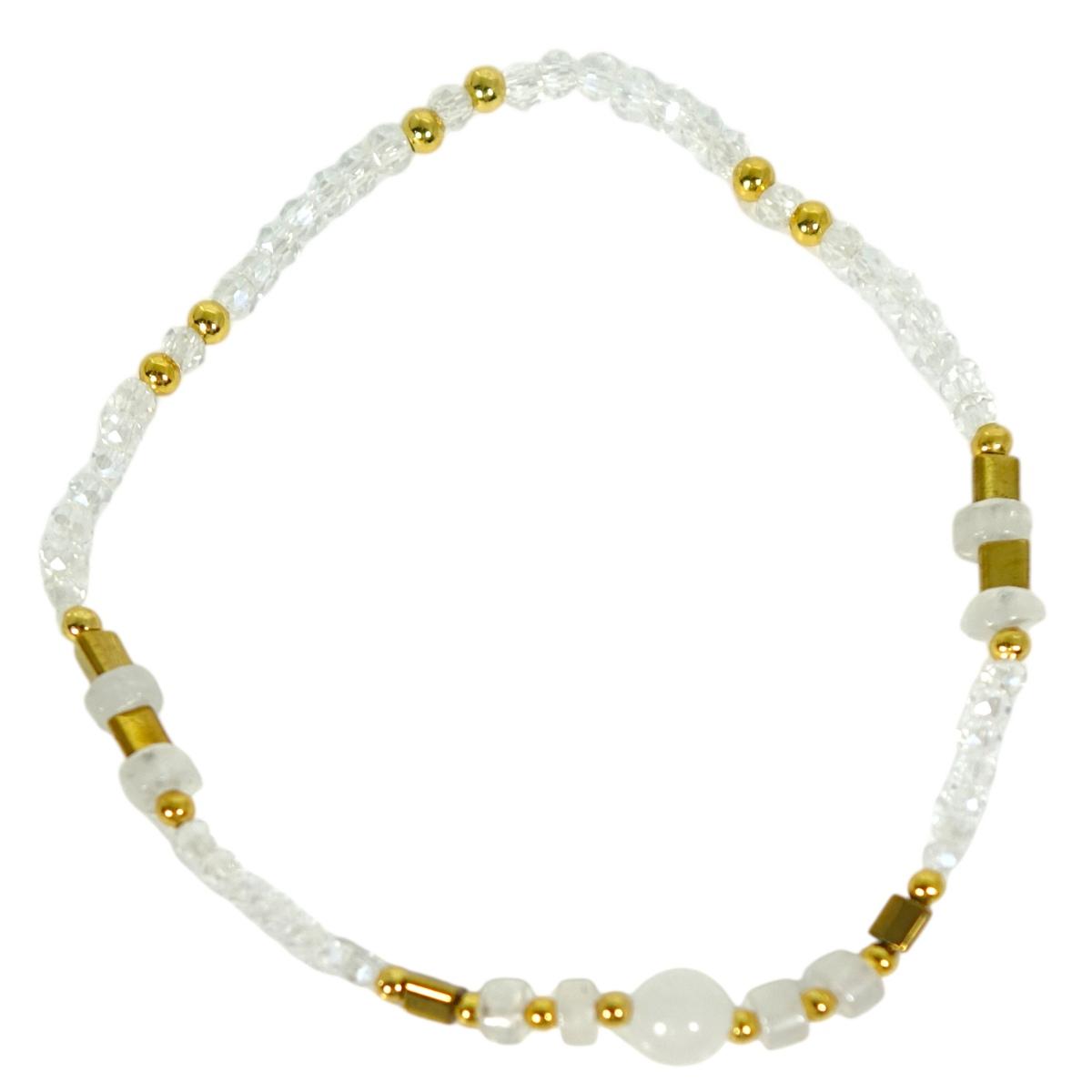 Bracciale donna con pietre in moon stone