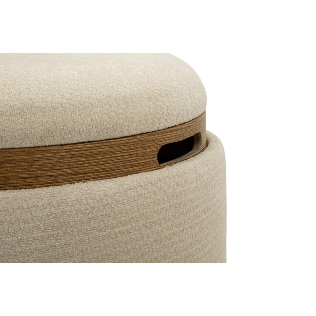 Pouf c/contenitore&vassoio ankara coppia cm Ø 40x47-34x40