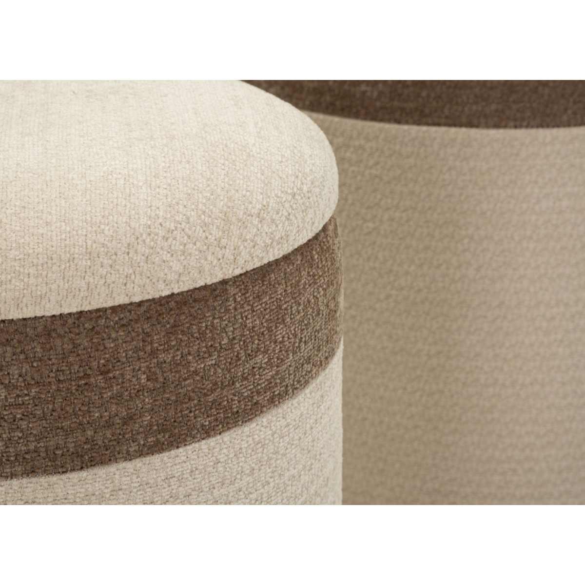 Pouf c/contenitore ankara tris cm Ø 39x47-35x38-31x33