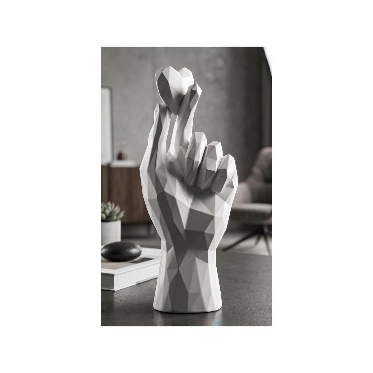 Scultura love hand cm 9x5,8x22,1 min 2