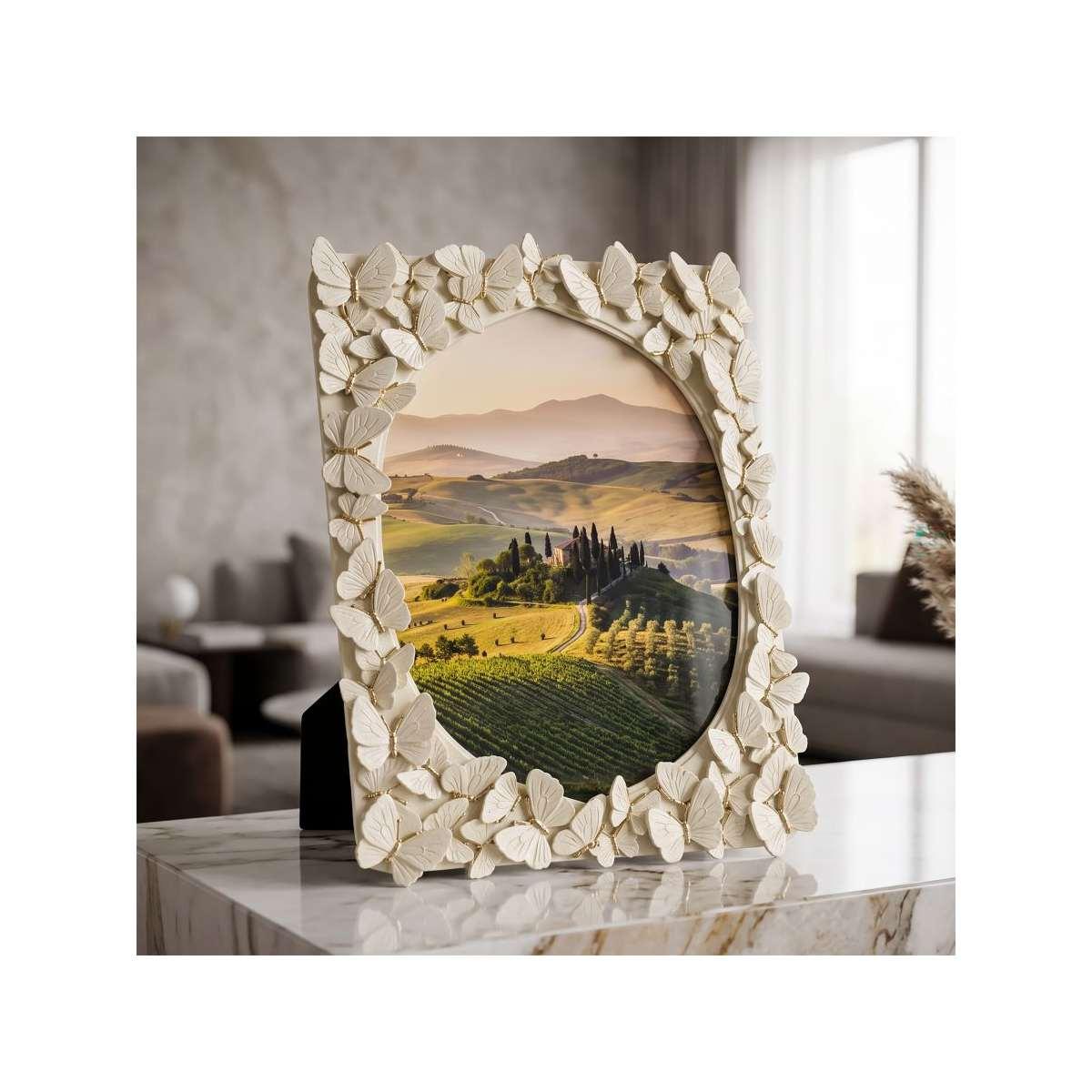 Cornice butterfly light cm 25,2x2,5x31,4<br>(misura interna cm 20x25) min 2