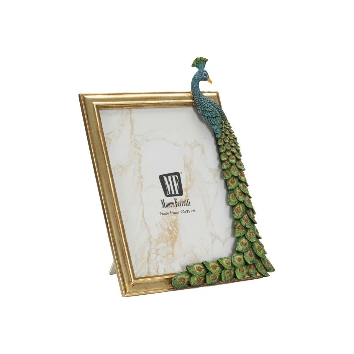 Cornice pavone cm 27x2,9x34,2 <br>(misura interna cm 20x25)