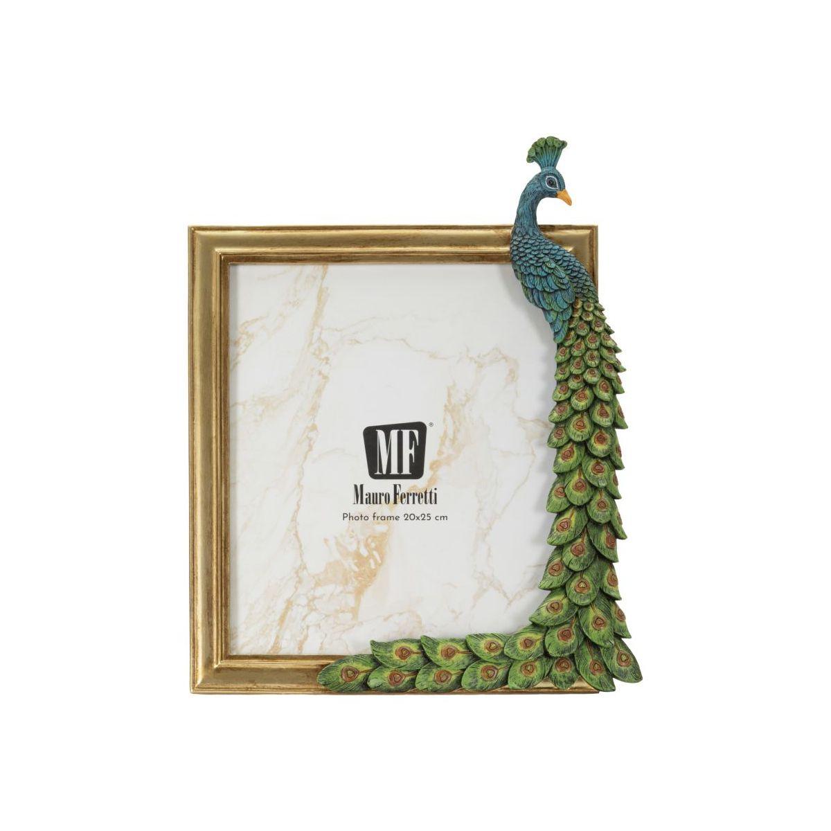 Cornice pavone cm 27x2,9x34,2 <br>(misura interna cm 20x25)