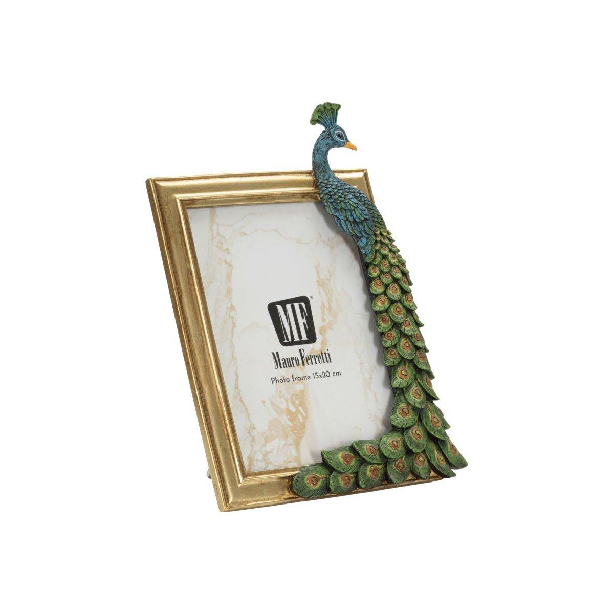 Cornice pavone cm 22x2,8x29,2 <br>(misura interna cm 15x20) min 2