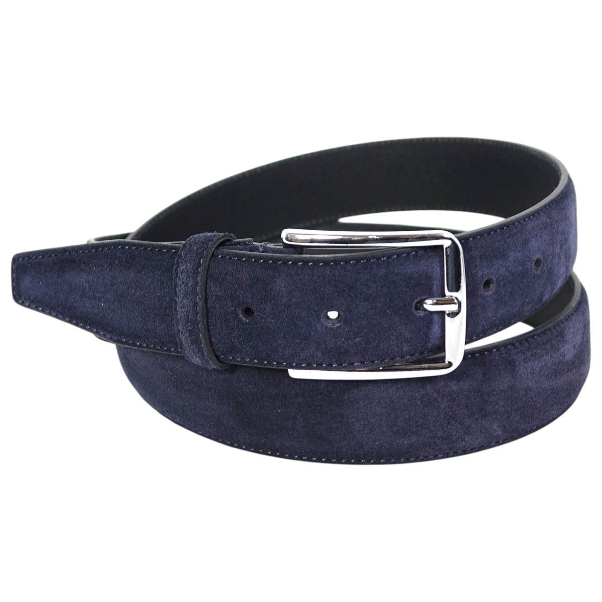 Cintura uomo in camoscio Made in Italy