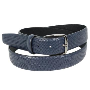 Cintura uomo materiale pelle volonato stampa puntini Made in Italy