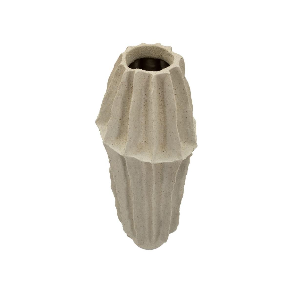 Vaso resina sand cm Ø 22x58