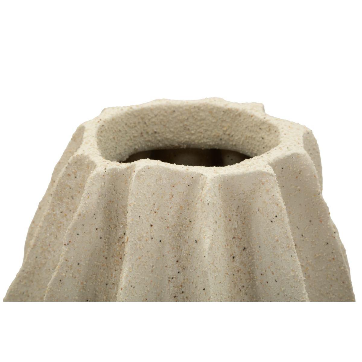 Vaso resina sand cm Ø 22x58