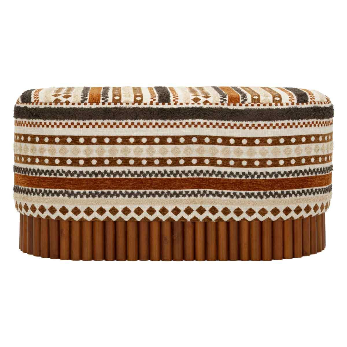 Panca mombasa oval cm 82x40x40