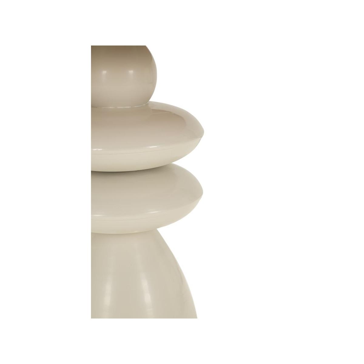Tavolinetto seoul tortora cm<br> Ø 45,5x49