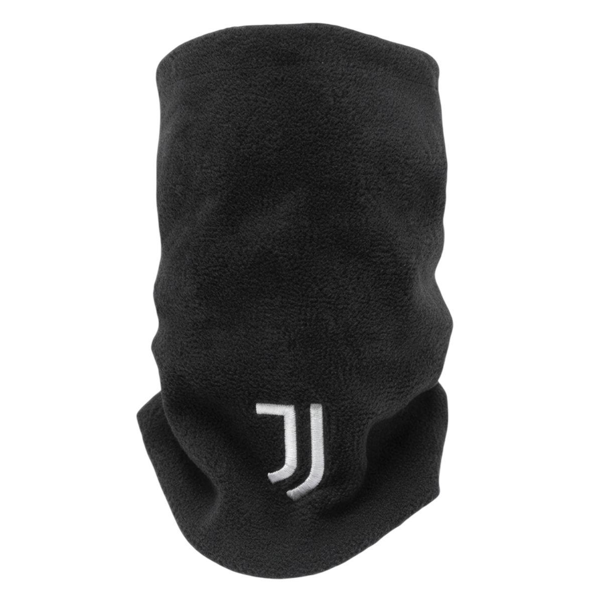 Scaldacollo nero maglia rasata uomo con ricami bianchi ufficiale Juventus