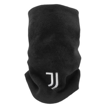 Scaldacollo nero maglia rasata uomo con ricami bianchi ufficiale Juventus