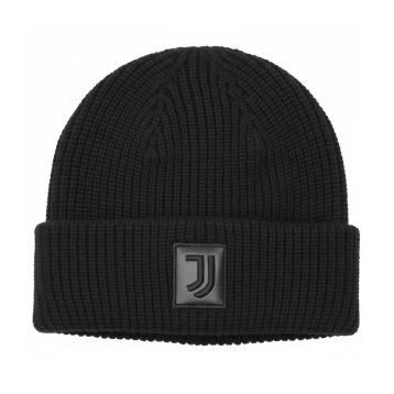 Cappello skipper nero uomo patch in pelle ricamato ufficiale Juventus