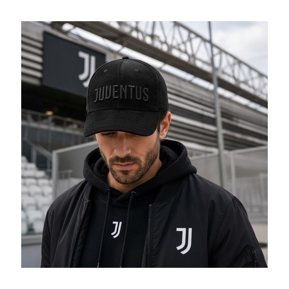 Cappello baseball uomo in velluto a righe ufficiale Juventus