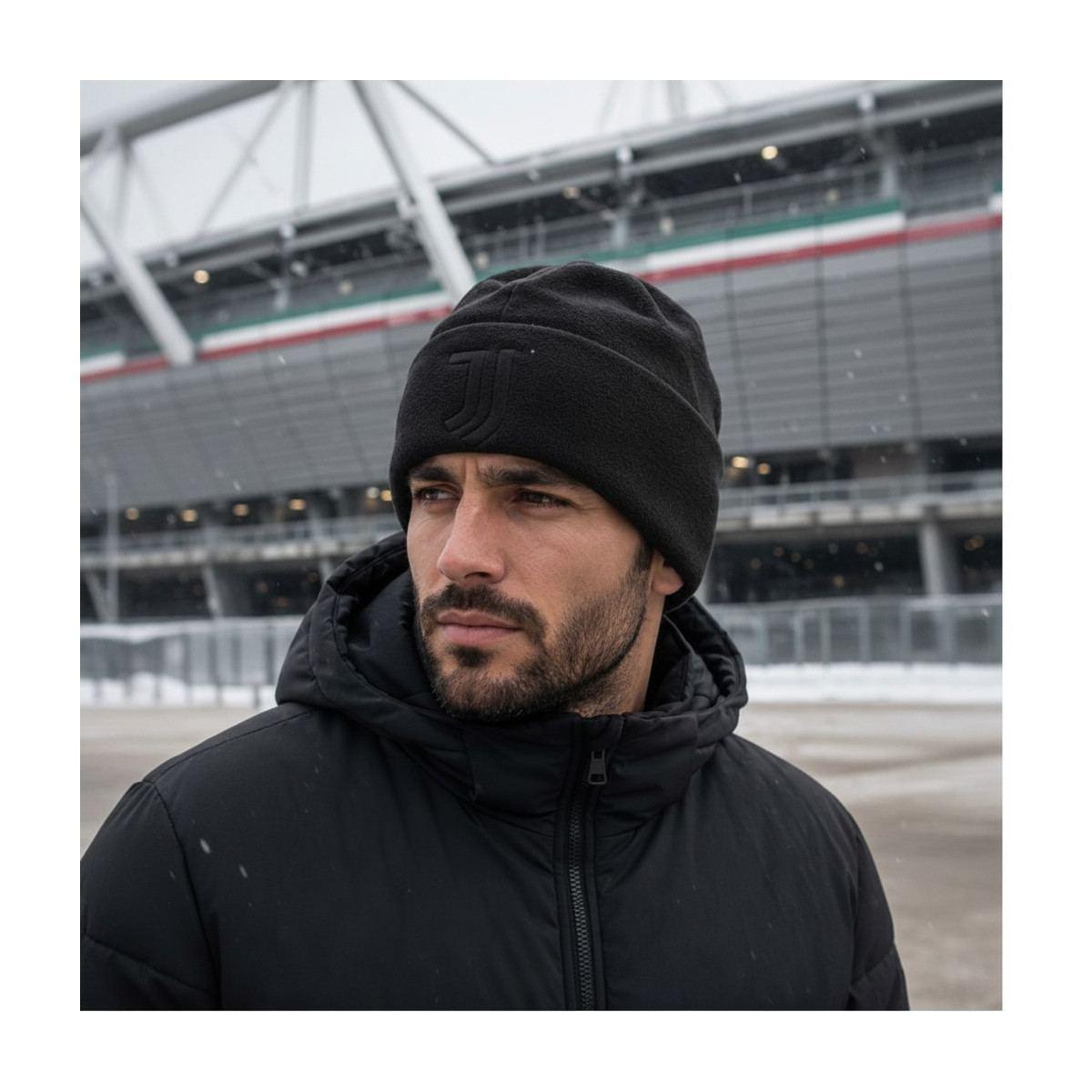 Cappello skipper uomo in pile con logo in 3D ufficiale Juventus