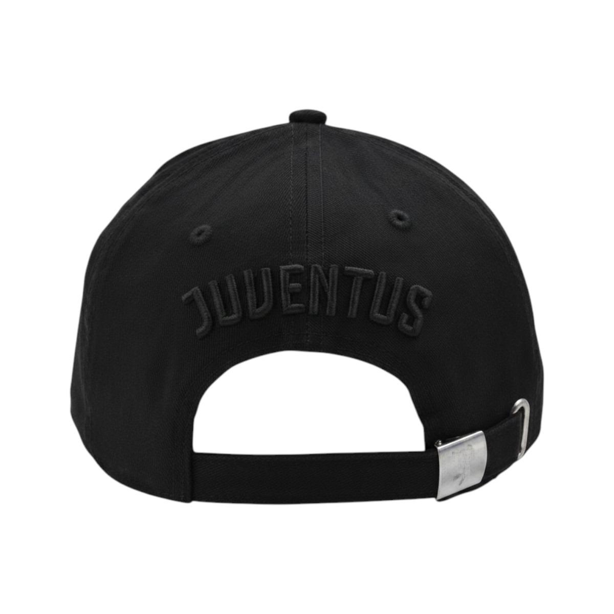 Cappello baseball uomo con patch in pelle e ricami ufficiale Juventus