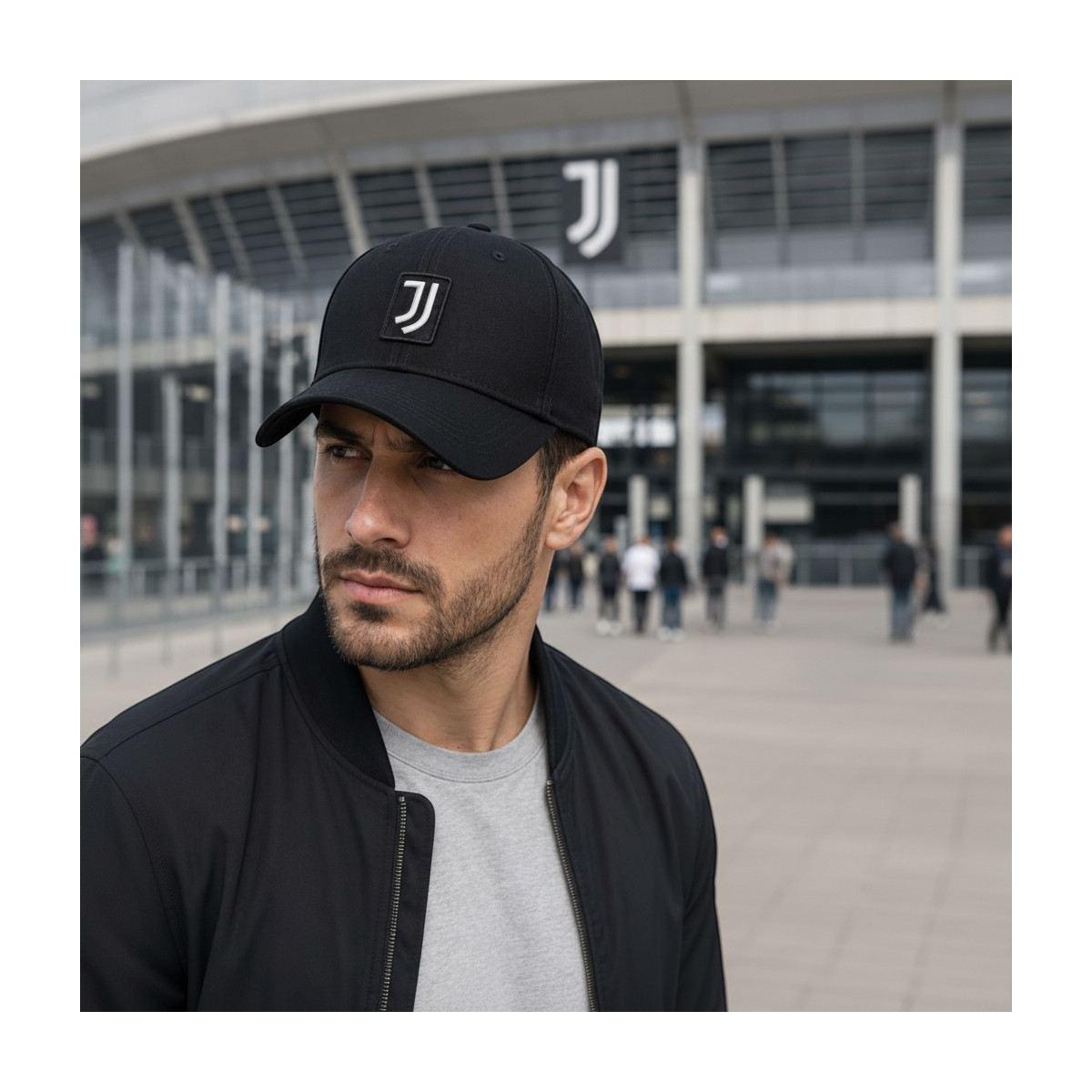 Cappello baseball uomo con patch in pelle e ricami ufficiale Juventus