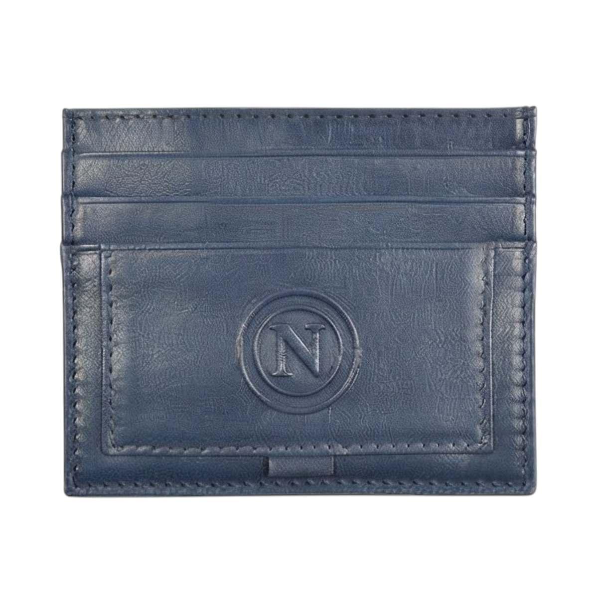 Portacarte in pelle uomo RFID ufficiale SSC Napoli