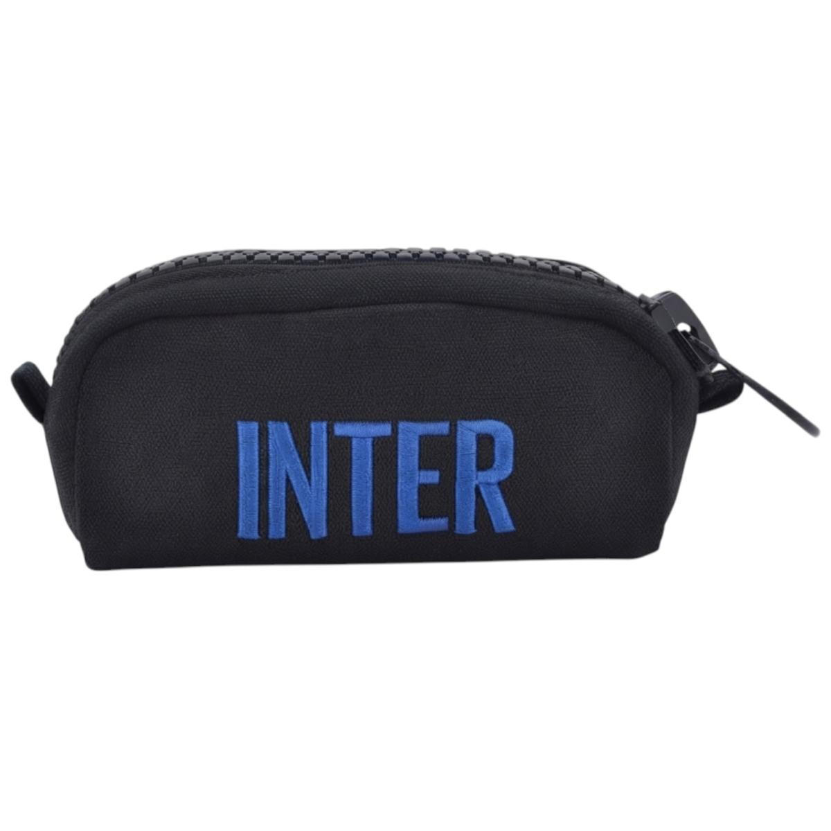 Pochette in canvas piccola con zip ufficiale Inter
